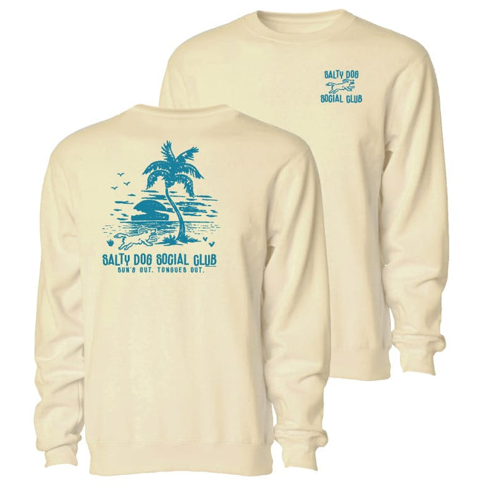 Salty Dog Social Club - Crewneck Sweatshirt