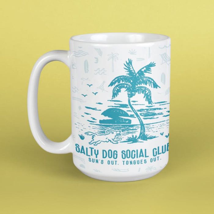 Salty Dog Social Club - Large Coffee Mug
