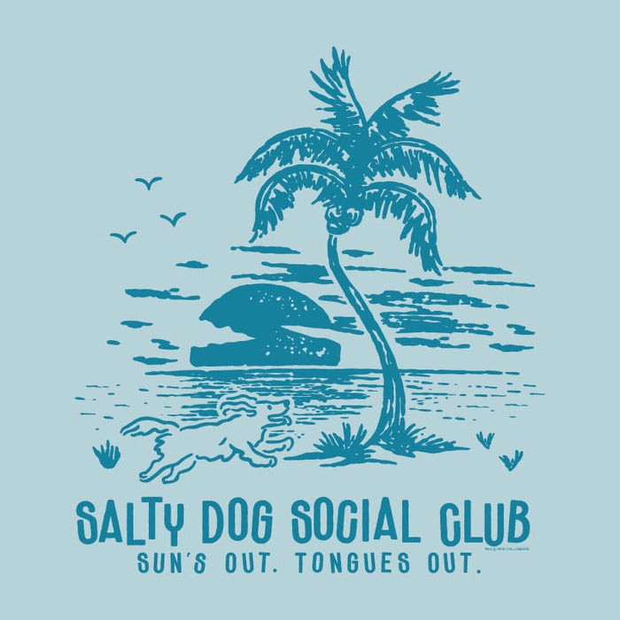 Salty Dog Social Club Cropped Crewneck Sweatshirt