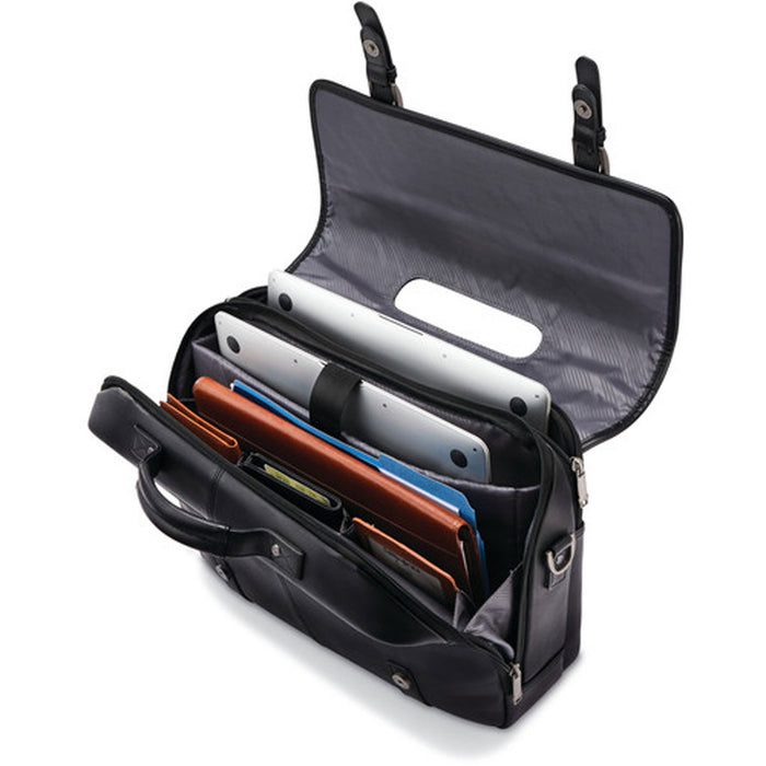 Samsonite Classic Leather Flapover - Lexington Luggage