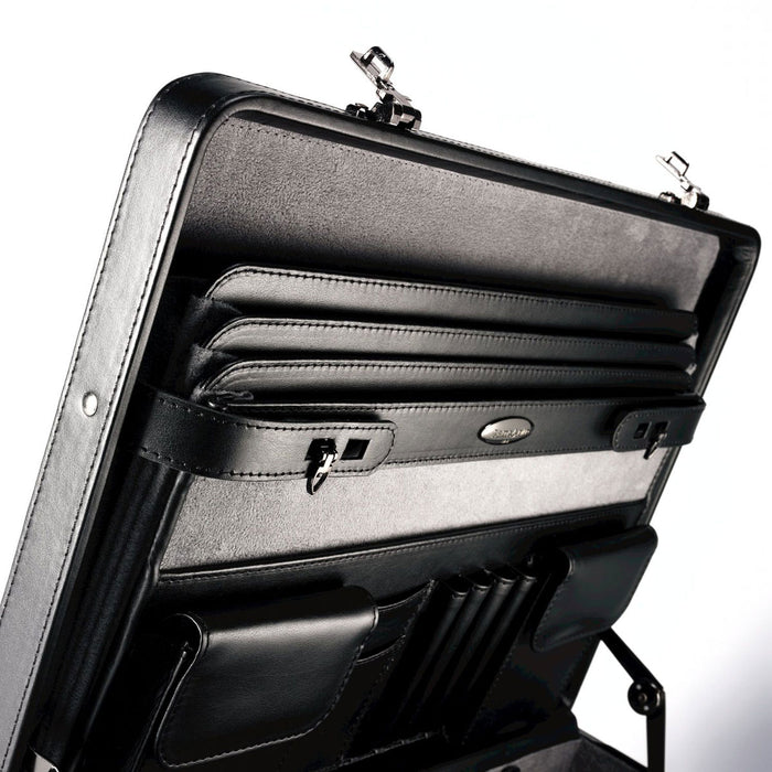 Samsonite Leather Business Cases Leather Attache - Lexington Luggage