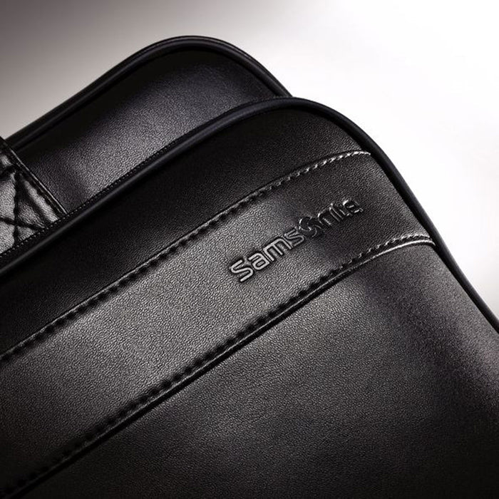 Samsonite Leather Business Cases Leather Slim Brief - Lexington Luggage