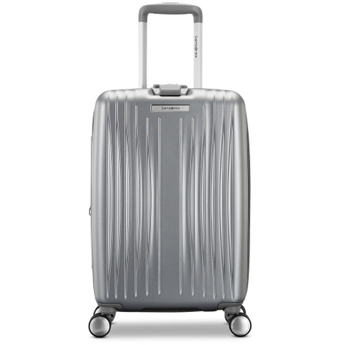 Samsonite Opto 3 Carry On Spinner - Frontside Arctic Silver