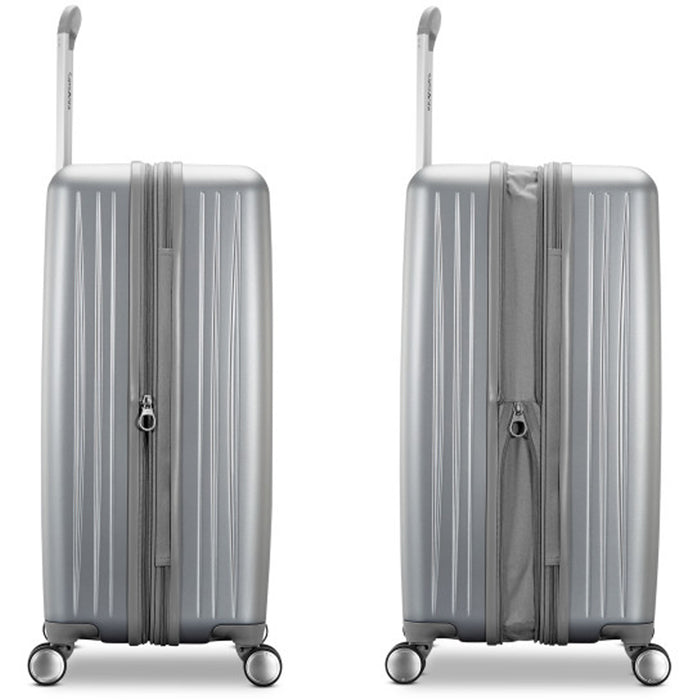 Samsonite Opto 3 Carry On Spinner - Profile Normal and Expanded