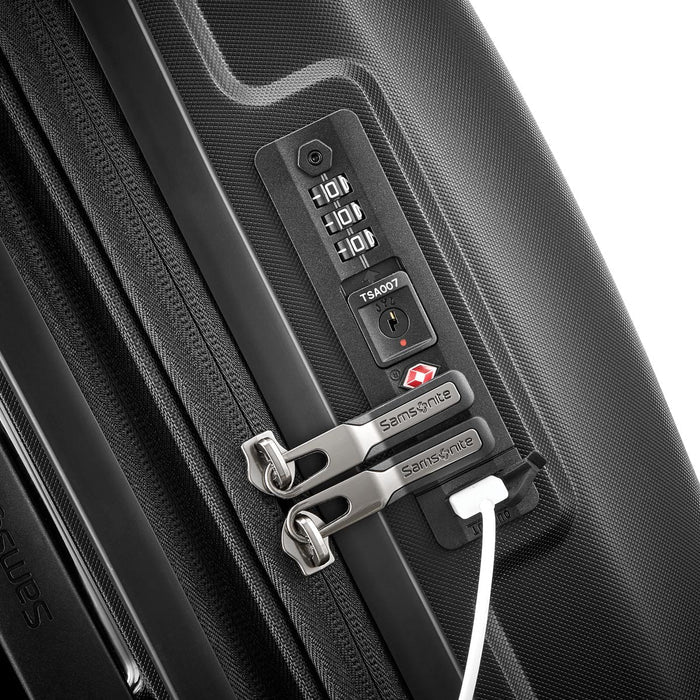 Samsonite Outline Pro Carry On Spinner - tsa/usb port