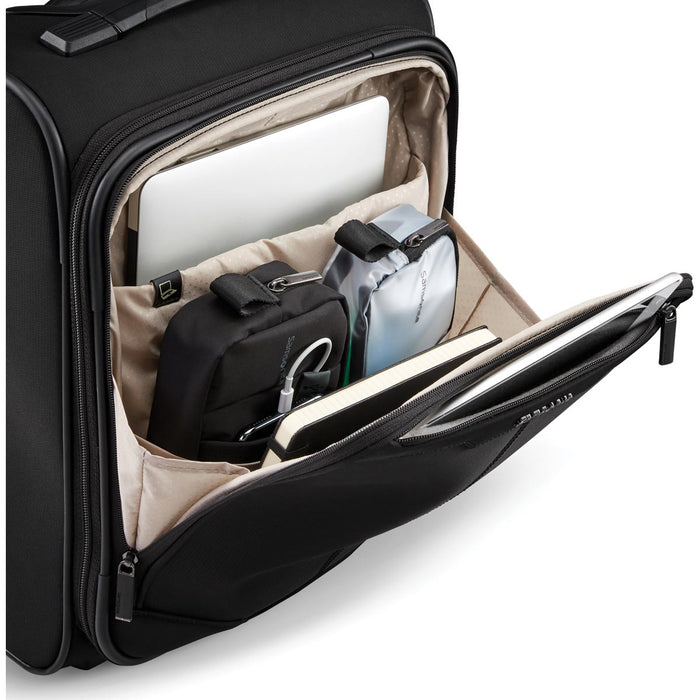 Samsonite Silhouette 17 Wheeled Underseater - electronics pocket