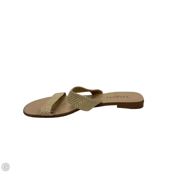 Sandals Flats By Talbots In Beige, Size: 9
