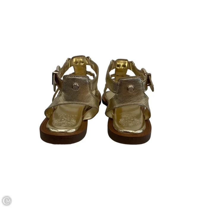 Sandals Flats By Vince Camuto In Gold, Size: 7.5