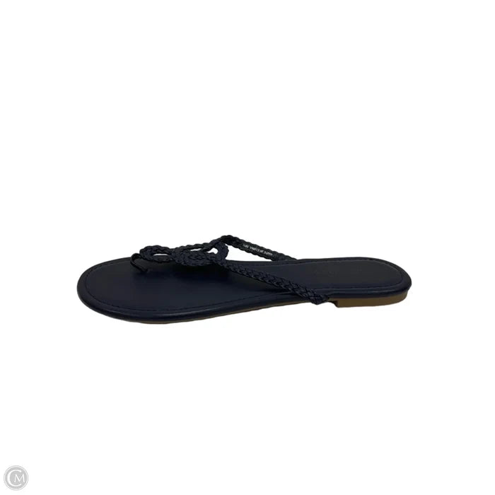 Sandals Flip Flops By Talbots In Blue, Size: 10