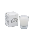 glassybaby scented tea light candle with box