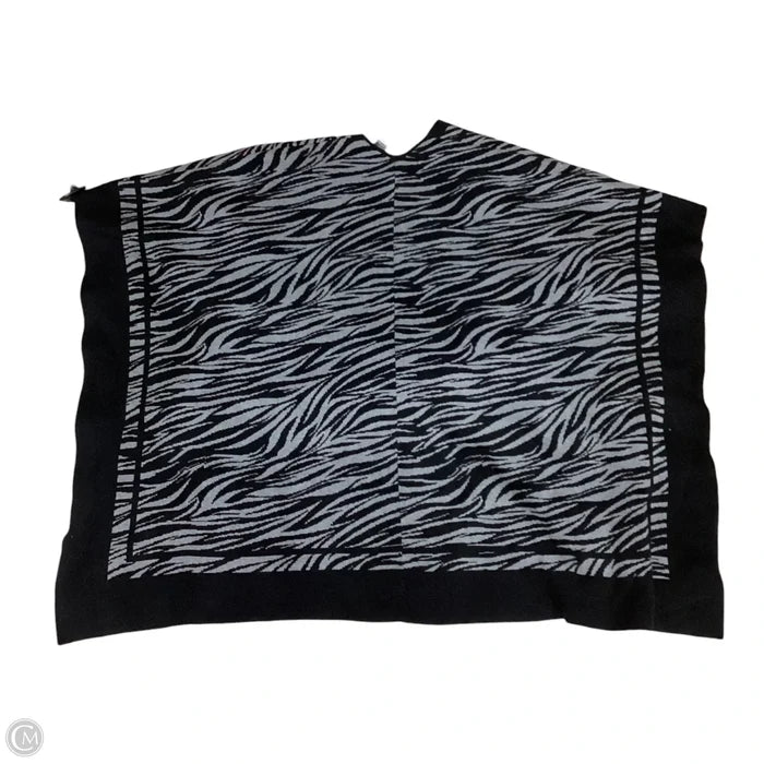 Shawl By White House Black Market In Zebra Print, Size: XS/S
