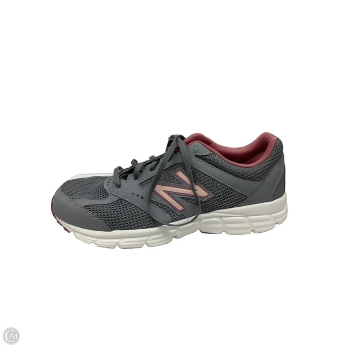 Shoes Athletic By New Balance In Grey & Pink, Size: 12