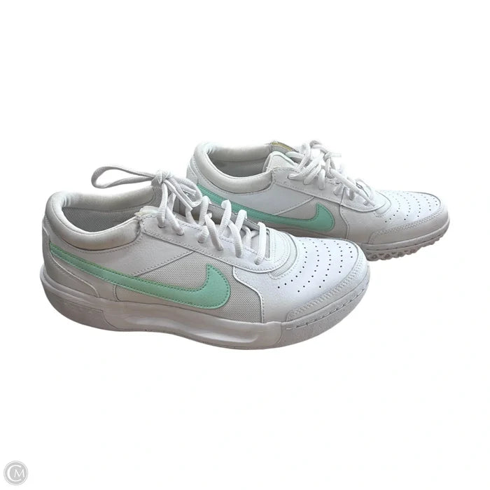 Shoes Athletic By Nike In White, Size: 9