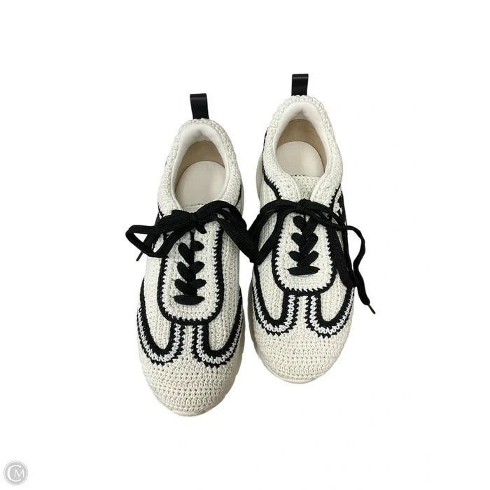 Shoes Designer By Tory Burch In White, Size: 7.5