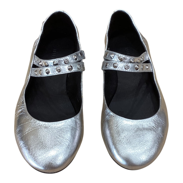 Shoes Designer By Rebecca Minkoff In Silver, Size:8