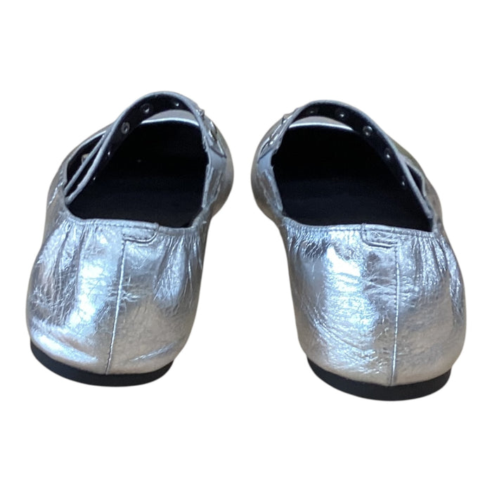 Shoes Designer By Rebecca Minkoff In Silver, Size:8