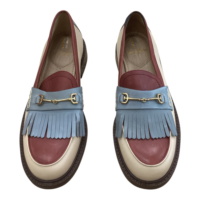 Shoes Flats By Sam Edelman In Blue & Red, Size:7.5