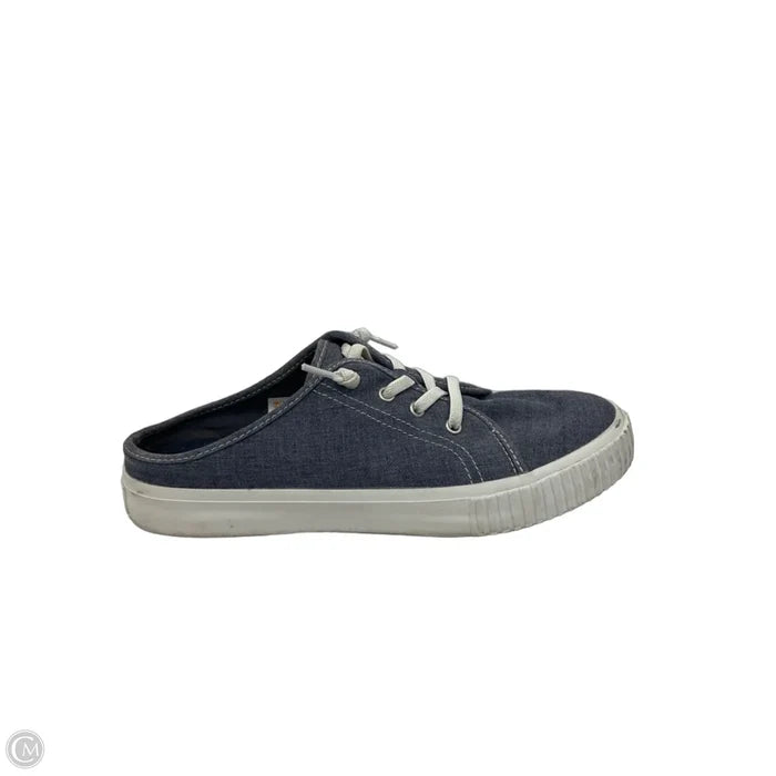 Shoes Flats By Timberland In Blue & White, Size: 8