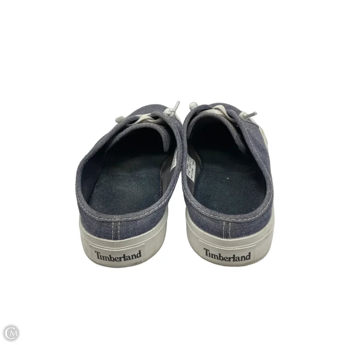 Shoes Flats By Timberland In Blue & White, Size: 8