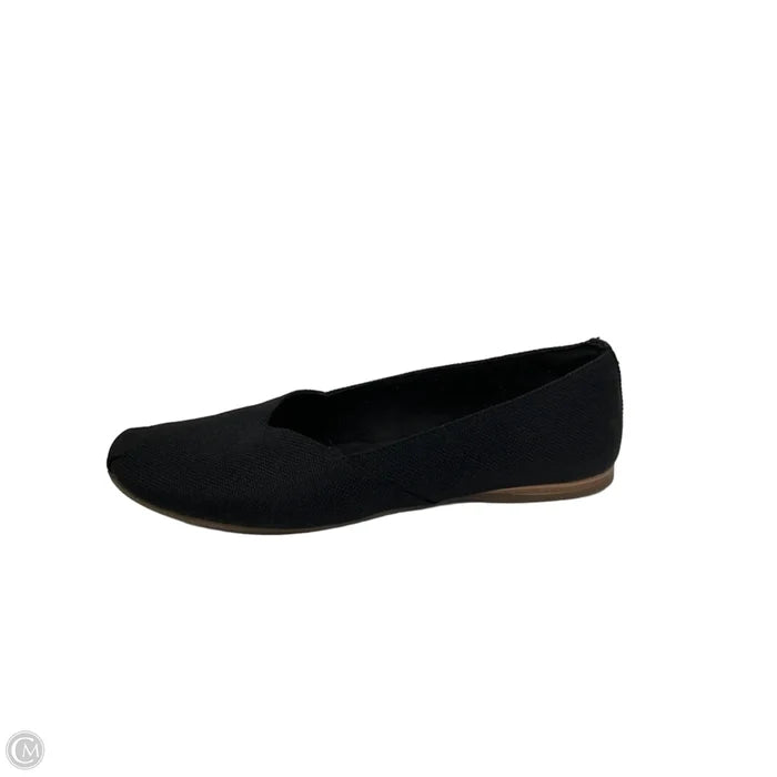 Shoes Flats By Toms In Black, Size: 7