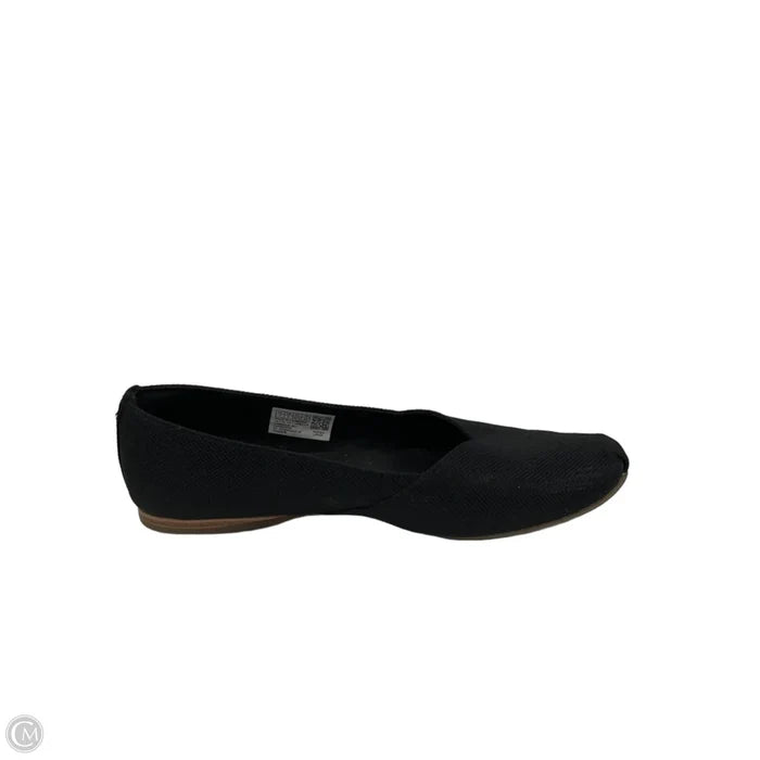 Shoes Flats By Toms In Black, Size: 7