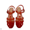 Shoes Heels Block By J. Crew In Red, Size: 9.5