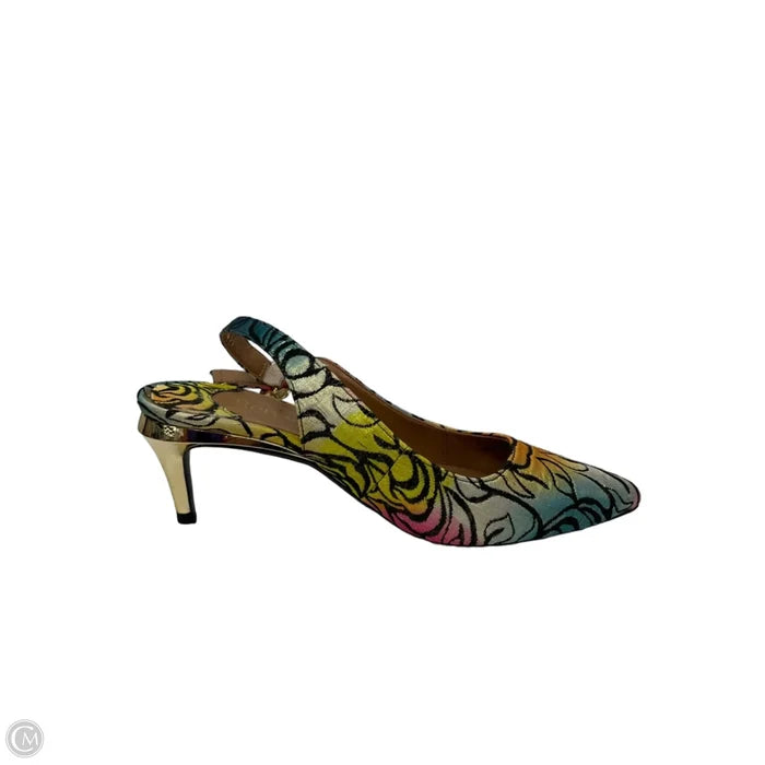 Shoes Heels Kitten By Cmc In Multi-colored, Size: 7.5