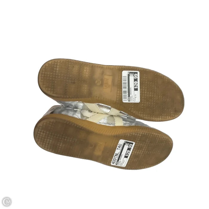 Shoes Sneakers By Mia In Silver, Size: 8.5