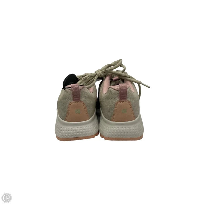Shoes Steel Toe By Clothes Mentor In Pink & Tan, Size: 8.5