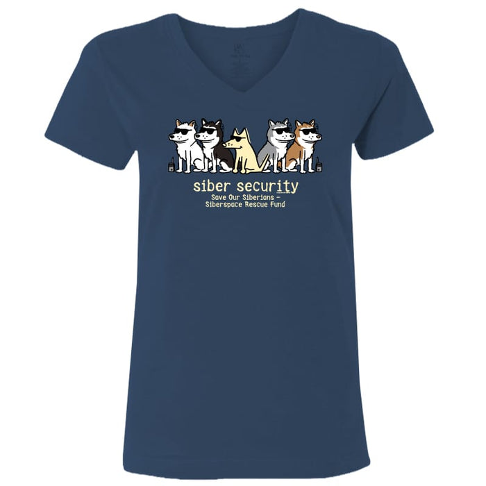Siberspace Rescue Fund  - Ladies T-Shirt V-Neck