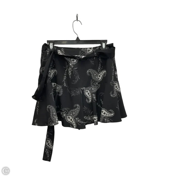 Skirt Designer By All Saints In Black & Grey, Size: 6