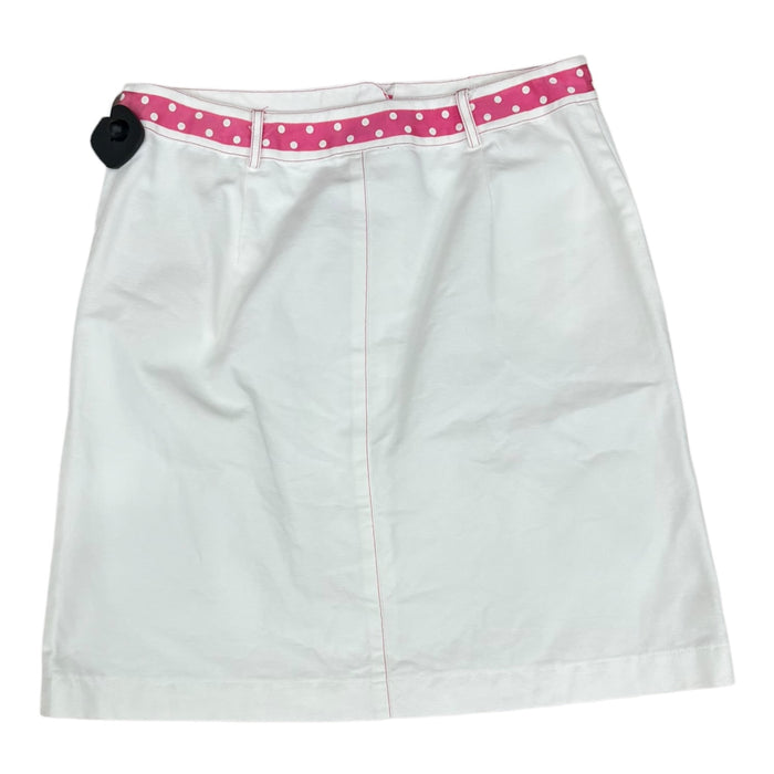 Skirt Designer By Milly In Pink & White, Size:10