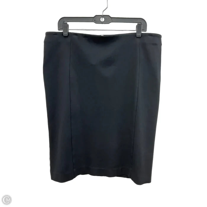Skirt Maxi By Ann Taylor In Black, Size: 18
