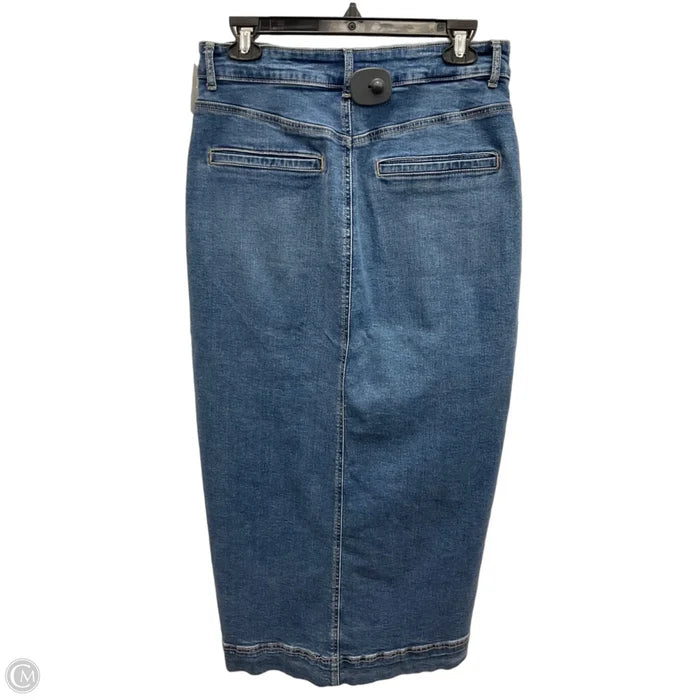 Skirt Maxi By Bagatelle In Blue Denim, Size: 6