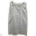 Skirt Maxi By J. Crew In White Denim, Size: 10