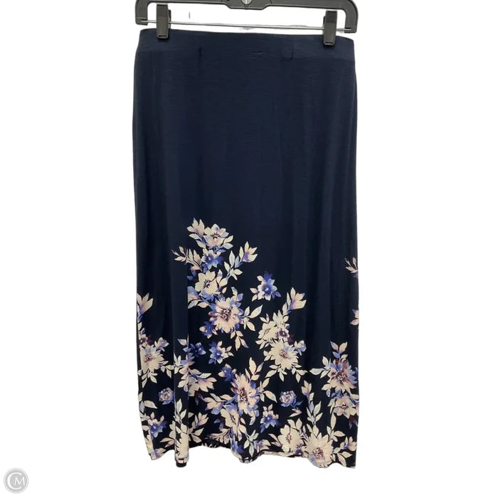 Skirt Maxi By J. Jill In Floral Print, Size: Xs