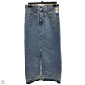 Skirt Maxi By Mng In Blue Denim, Size: 4