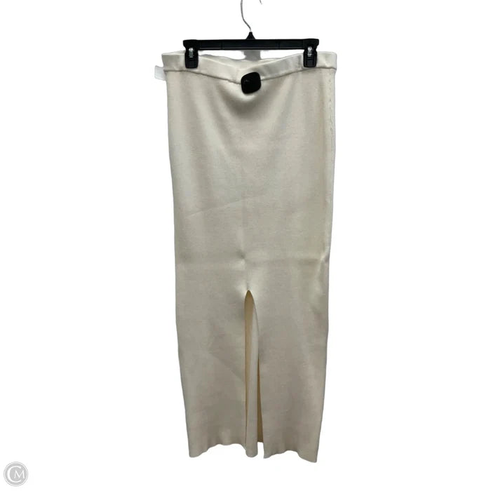 Skirt Maxi By Olive And Oak In Cream, Size: Xl