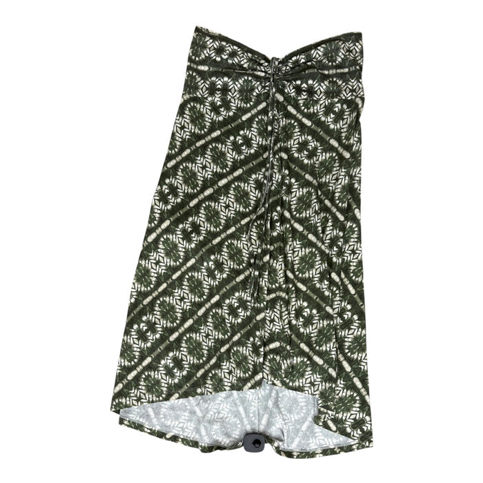 Skirt Maxi By Patagonia In Cream & Green, Size:L