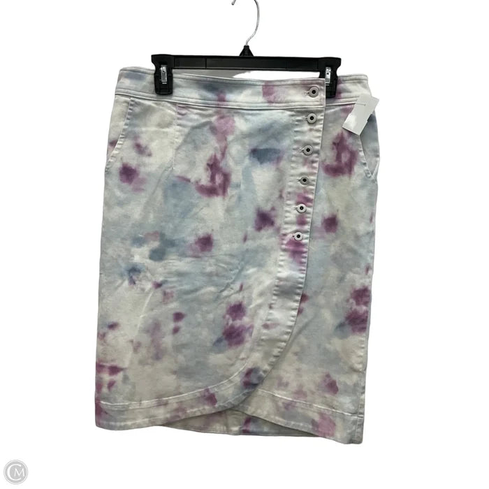 Skirt Midi By Anthropologie In Tie Dye Print, Size: L