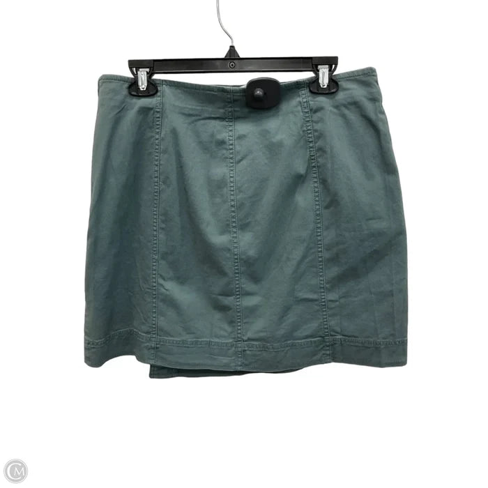 Skirt Midi By Loft In Green, Size: M