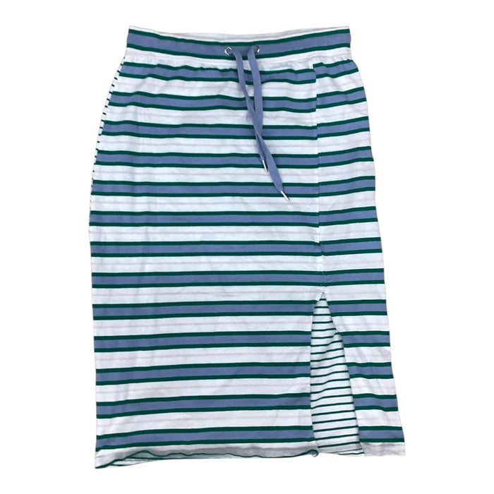 Skirt Midi By Maeve In Striped Pattern, Size:M