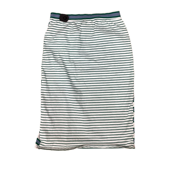 Skirt Midi By Maeve In Striped Pattern, Size:M