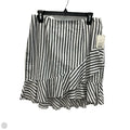 Skirt Mini & Short By A New Day In Striped Pattern, Size: 12