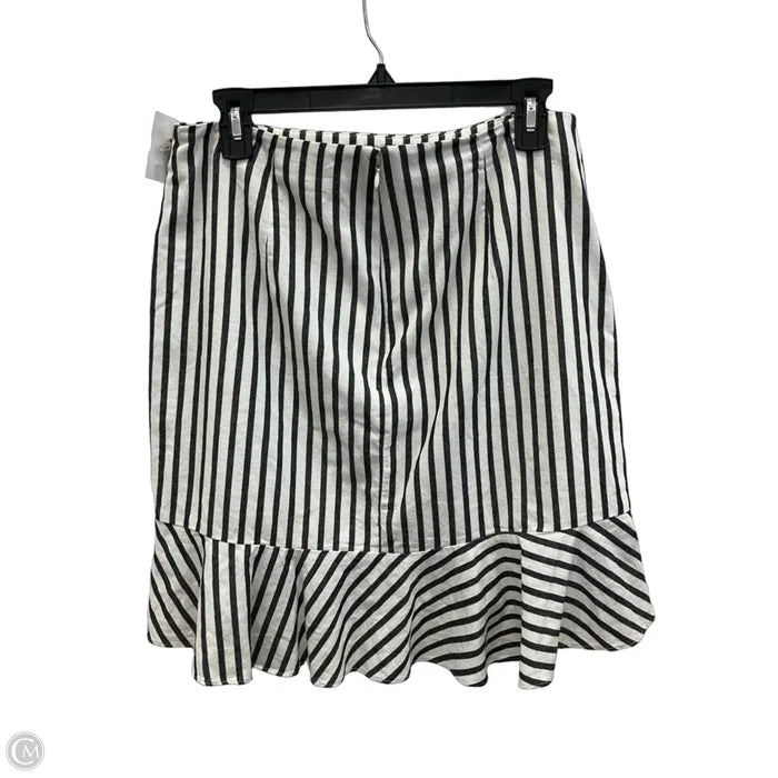 Skirt Mini & Short By A New Day In Striped Pattern, Size: 12