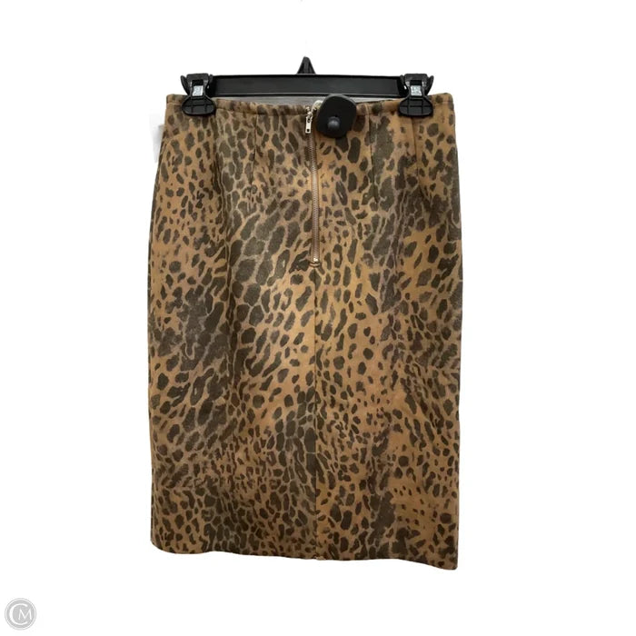 Skirt Mini & Short By Cmc In Animal Print, Size: S