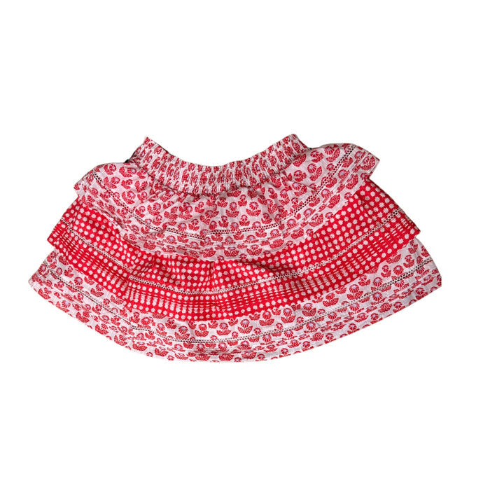 Skirt Mini & Short By Roller Rabbit In Floral Print, Size:Xl