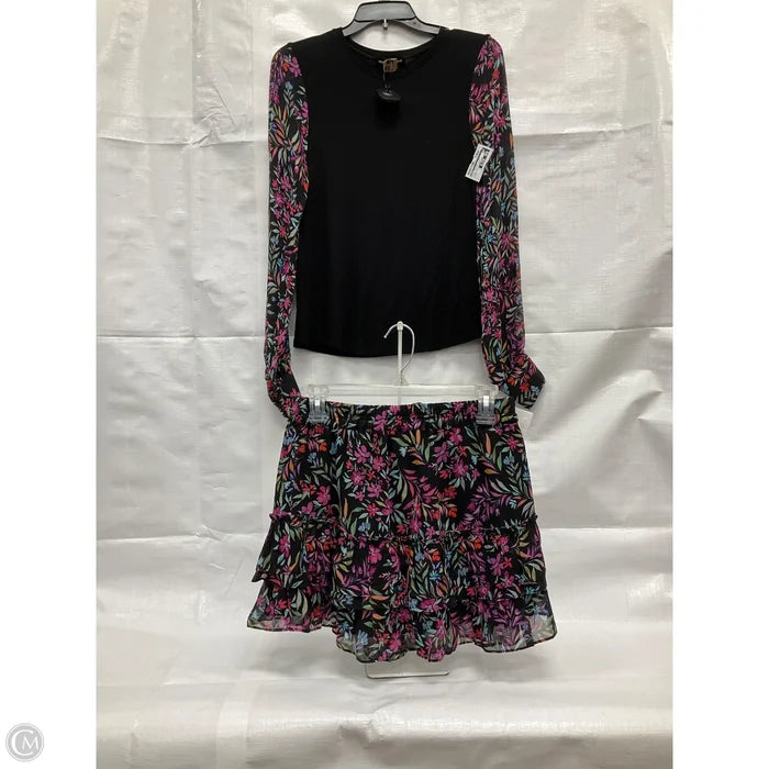Skirt Set 2pc By Cma In Floral Print, Size: S