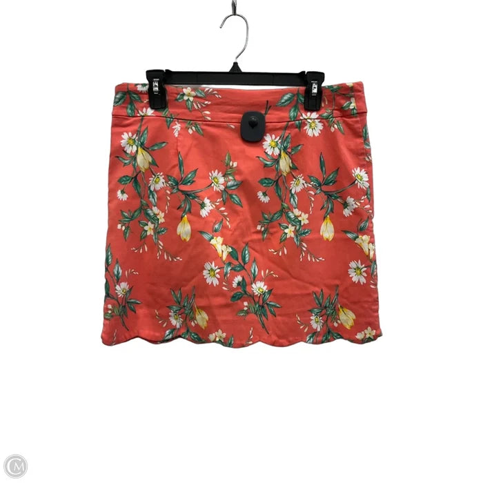 Skort By Counterparts In Floral Print, Size: L