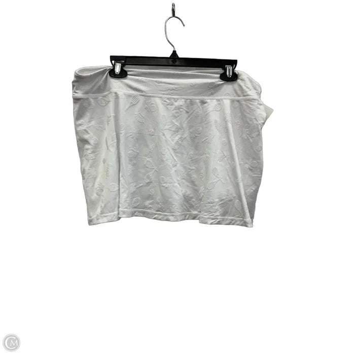 Skort Designer By Lilly Pulitzer In White, Size: Xl
